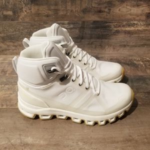 On Cloudrock Edge Raw Waterproof Hiking Boot (Women) Undyed Size 8